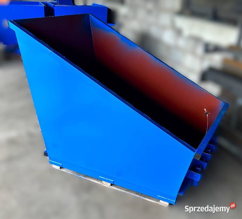 Kontener z otwieranym dnem 1 m3 kontener Niedrzew Pierwszy