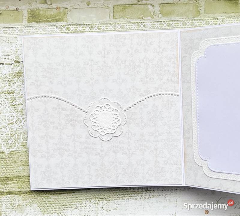 Personalizowana kartka na chrzest ręcznie Mielec