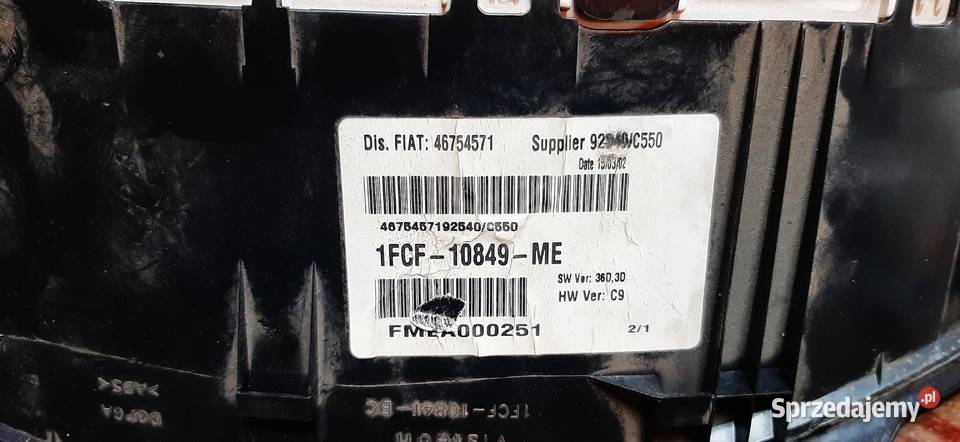 licznik zegary stilo abarth łódzkie