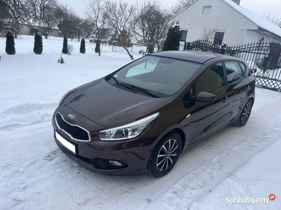 Kia Ceed II 14 Benzyna LPG 100 HB Czekoladowy Nowa Słupia