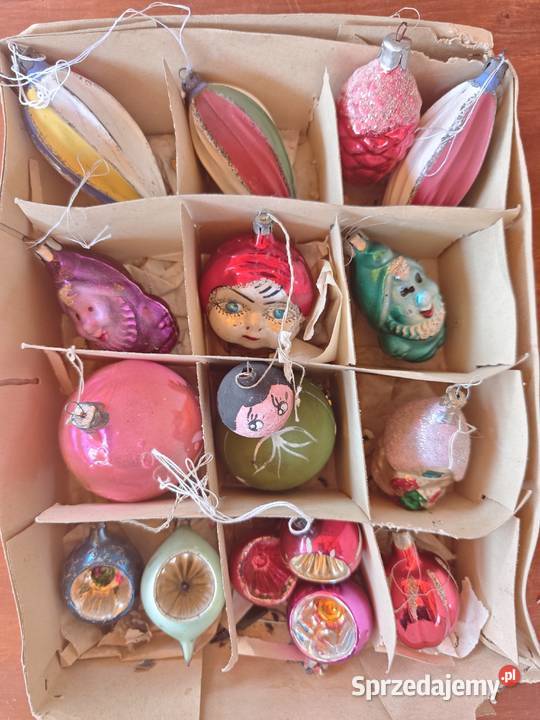 Bombki choinkowe PRL