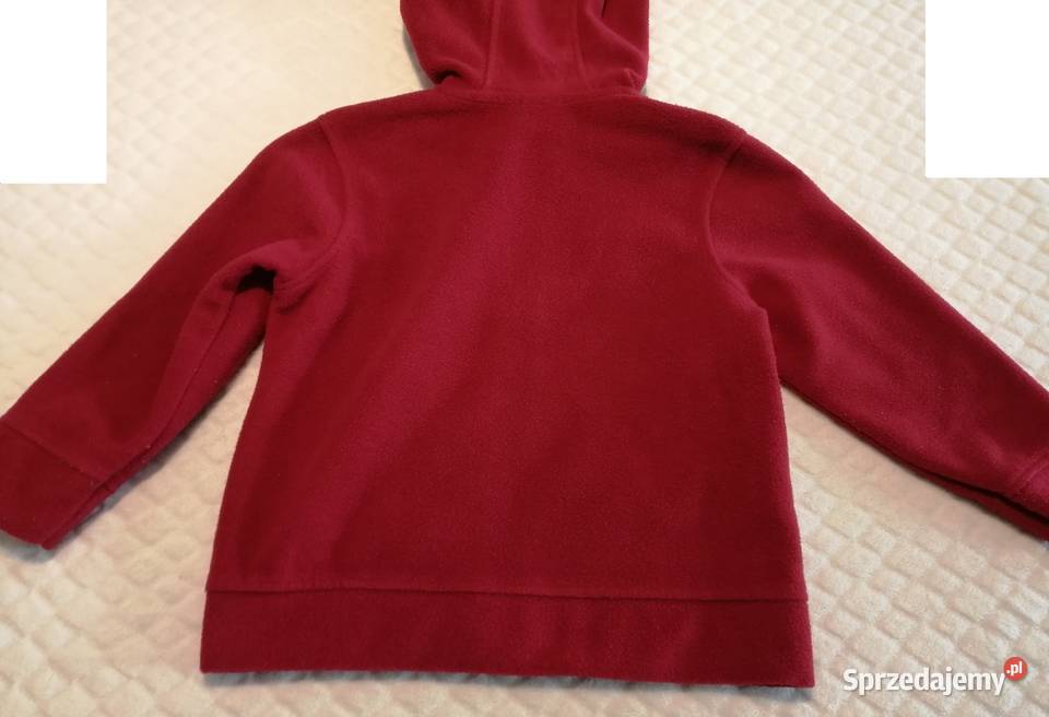 Bluza polarowa rozpinana ciepła z kapturem 116 Bluzy Czeladź