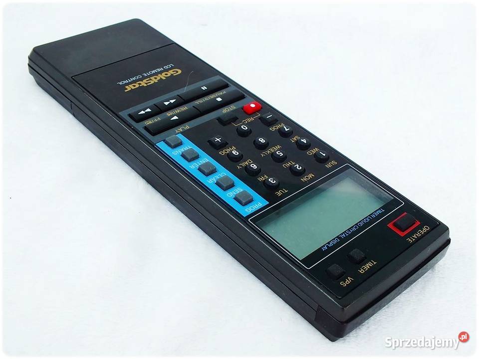 Pilot GoldStar GVRC435 do magnetowidu VHS Video Piloty