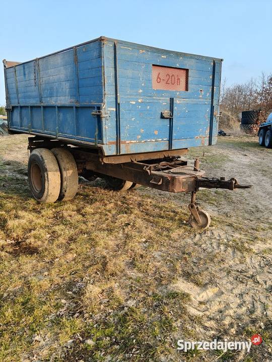 Przyczepa wywrotka 3 strony 8 ton nieuszkodzony Ciechanowiec