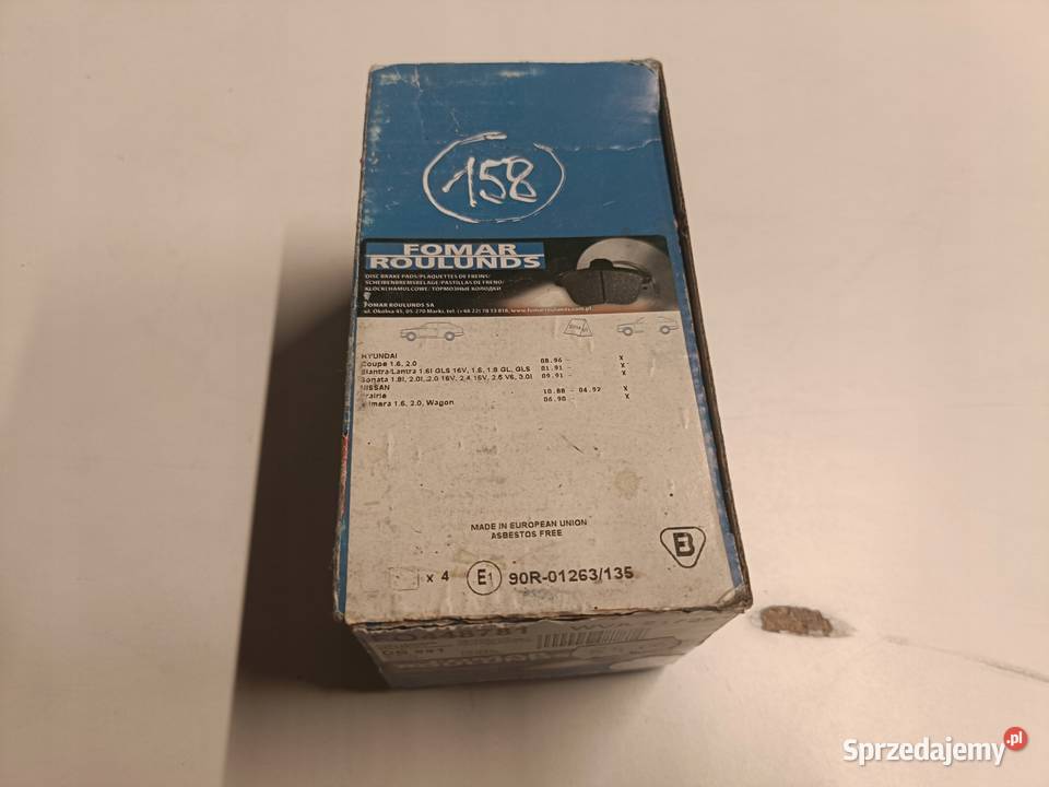 Hyundai Coupe Elantra Lantra PRZEDNIE KLOCKI Klocki hamulcowe Rudka sprzedam
