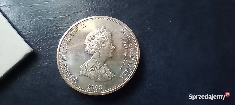 Stare monety 10 pens 2008 Tristan da Cunha Lesko