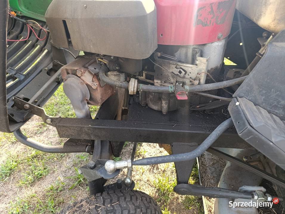 Traktorek kosiarka John Deere z koszem Zawadzkie