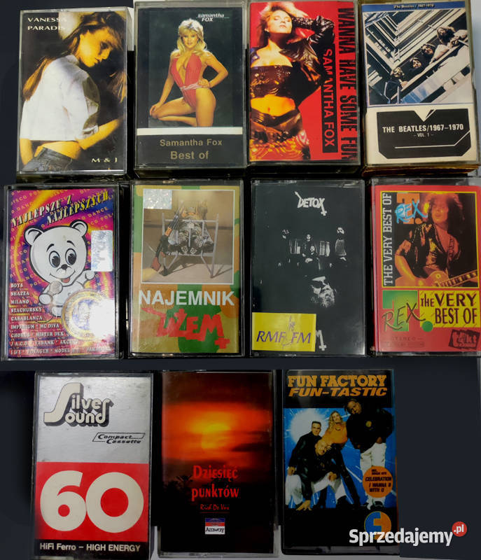 kasety magnetofonowe z muzyka rozrywkowa sprzedam