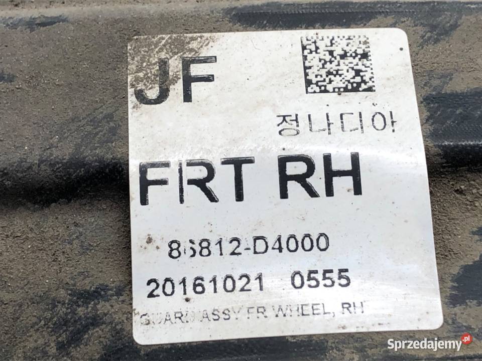 NADKOLE PRAWY PRZÓD KIA OPTIMA 86812D4000 sprzedam