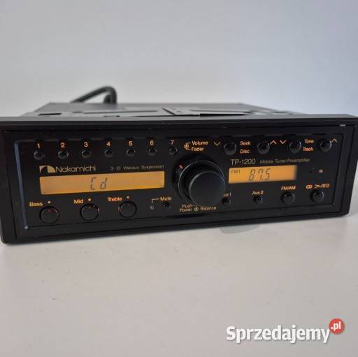 Flagowy zestaw NAKAMICHI TP1200 Radio wzmacniacz Radioodtwarzacze Koszalin sprzedam