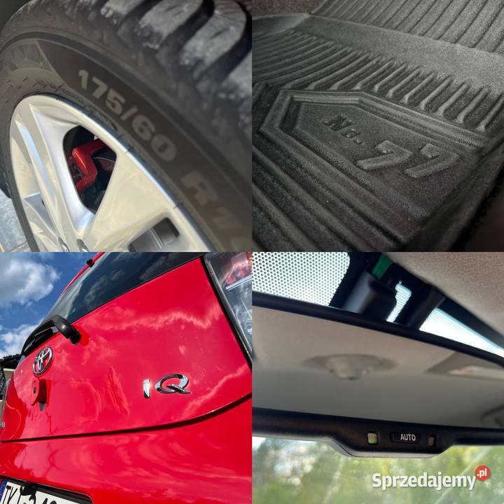 Toyota IQ 133 benzyna6 biegów Kamery CarPlay bez iQ Daleszyce
