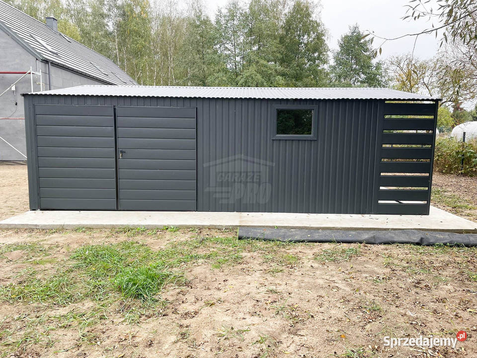 Garaż blaszany 7x75m wnęka 25m 2x brama kujawsko-pomorskie Toruń