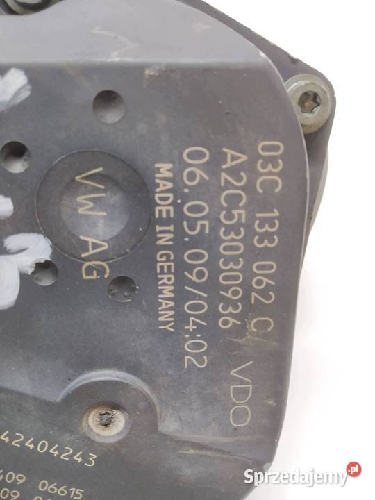 PRZEPUSTNICA 03C133062C 14 TSI VW Volkswagen świętokrzyskie