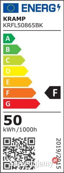 Oprawa oświetleniowa LED 50W 6500K KRFL50865BK Kamionna