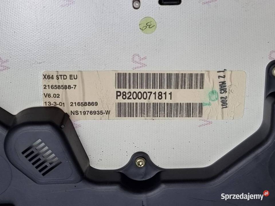 LICZNIK ZEGAR RENAULT MEGANE I P8200071811 osobowe Lipno sprzedam