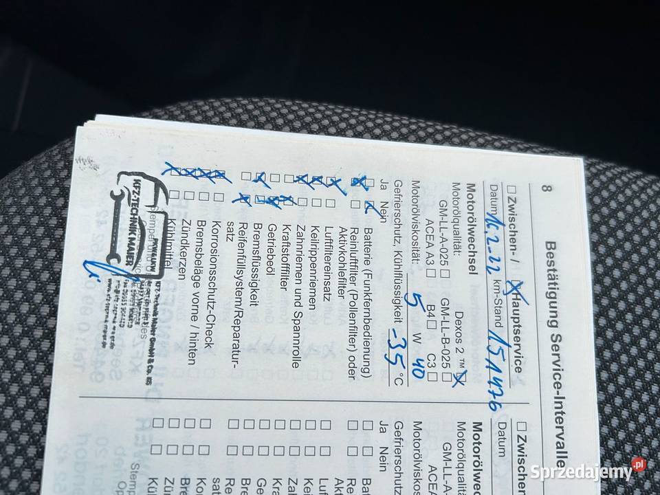 Zafira 1816V 125 7osobowy sprzedam