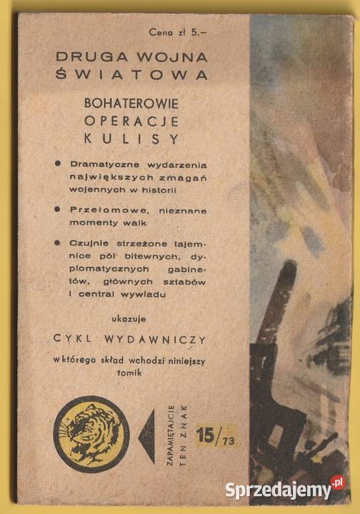 ŻÓŁTY TYGRYS CZWARTA ATAKUJE 1973 Pozostałe Łódź
