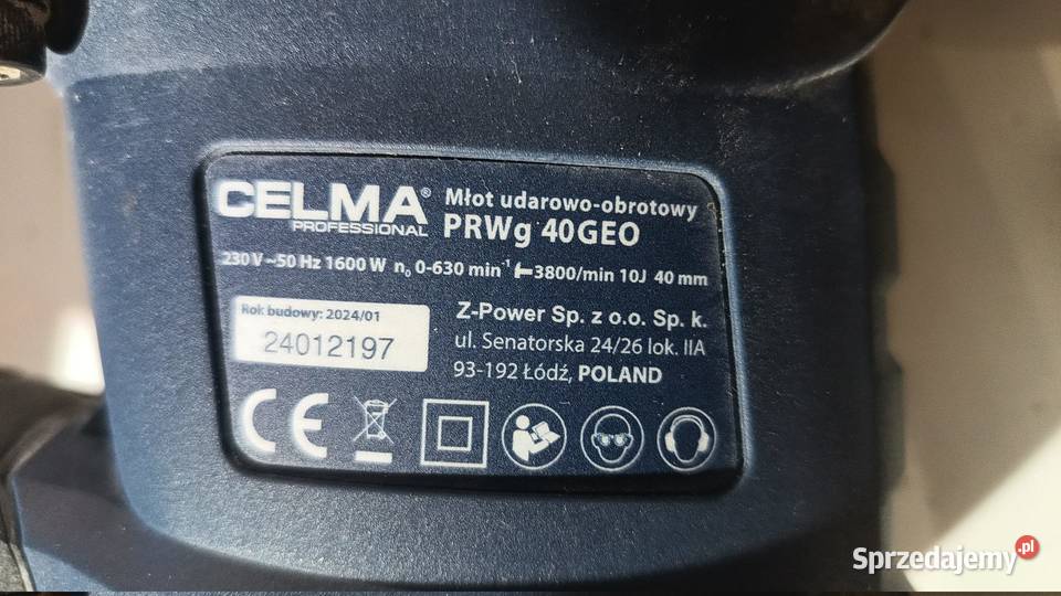 Młot udarowoobrotowy CELMA Professional śląskie
