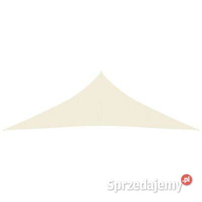 vidaXL Żagiel przeciwsłoneczny 160 gm kremowy Parasole ogrodowe Warszawa