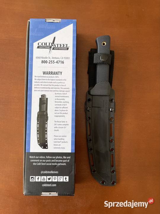 Nóż Cold Steel Recon Tanto Noże i ostrza mazowieckie Warszawa