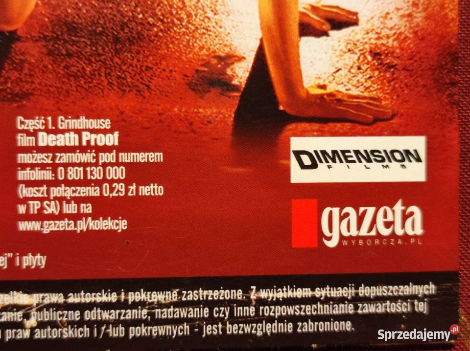 Grindhouse Planet Terror Quentin Tarantino DVD Kielce