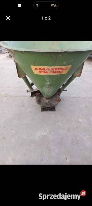 Rozsiewacz nawozów amazone ek 300 lejek Krzemieniewo