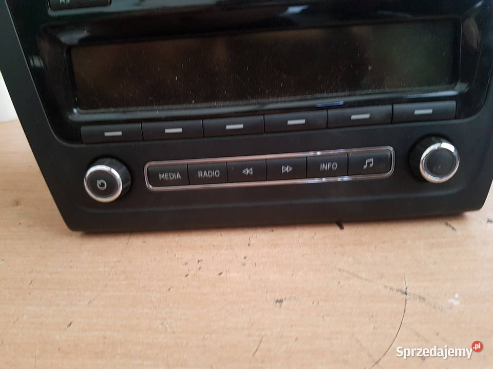 SKODA RAPID FABIA II RADIO CD 5J0035161E wielkopolskie Turkowice sprzedam