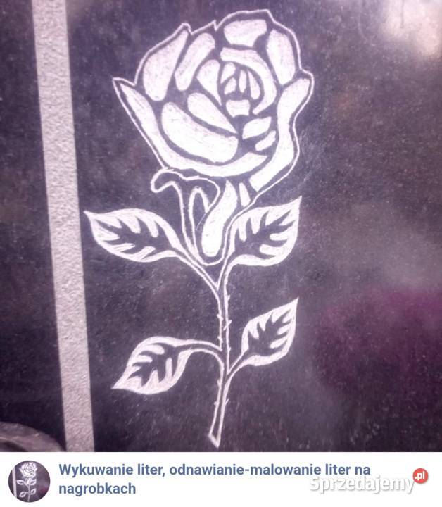 Wykuwanie i odnawianie liter na nagrobkach Warszawa