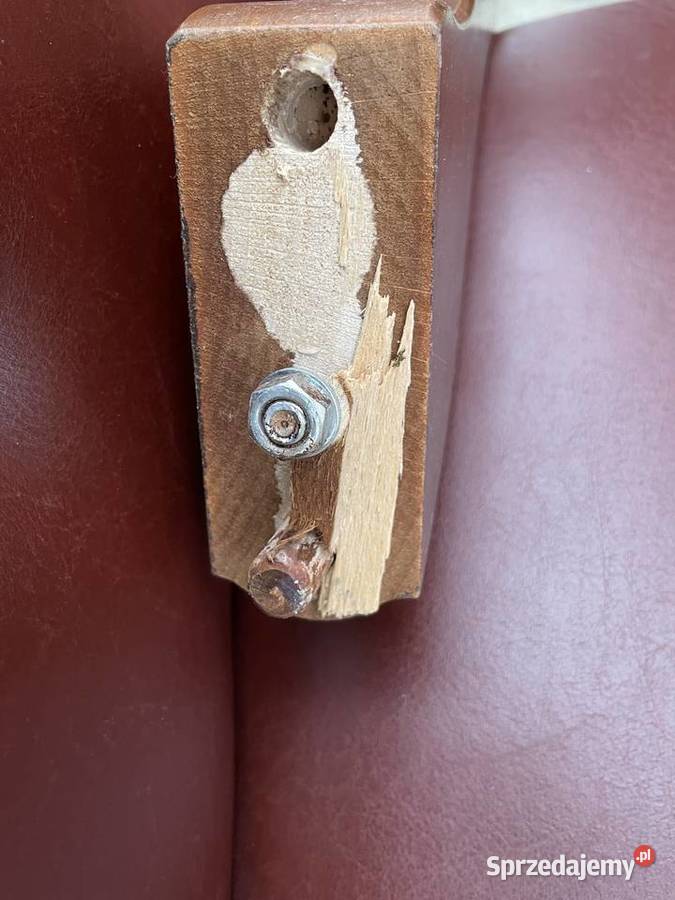 drewniany fotel obrotowy Pruszcz Gdański