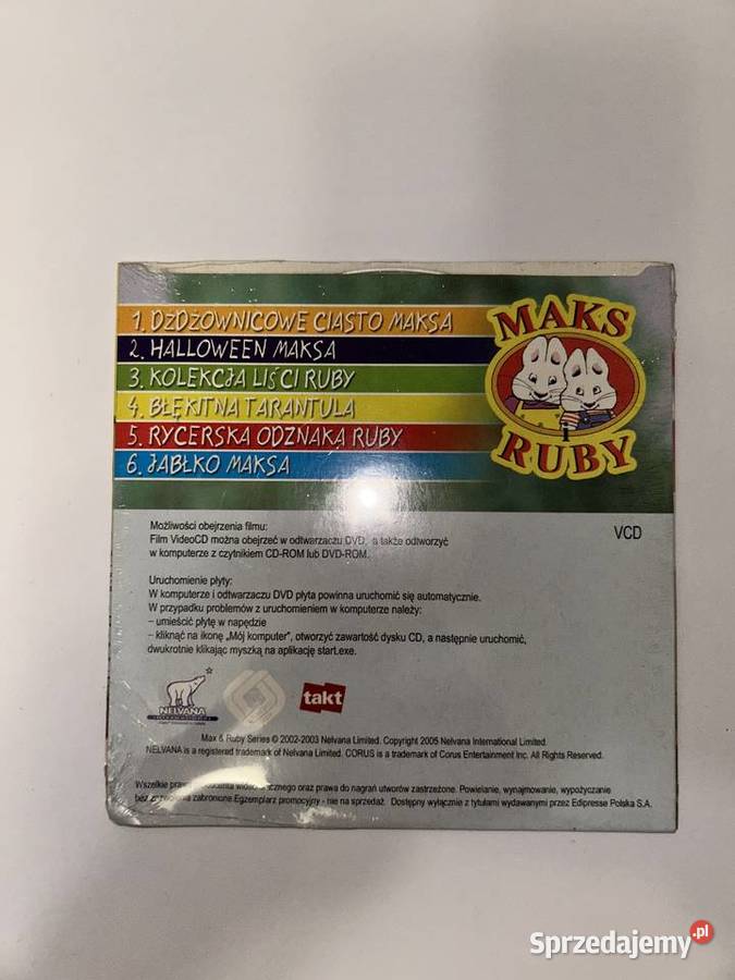 Maks i Ruby VCD 6 Bajek Warszawa