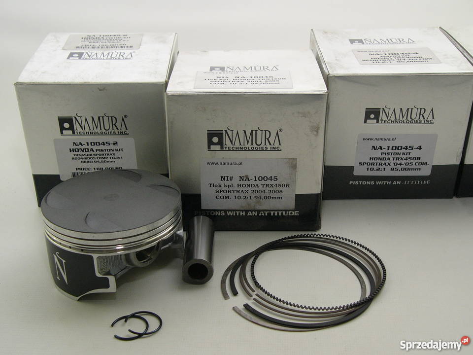 TŁOK komplet tłokowyNAMURA 9400 mm nominał TRX