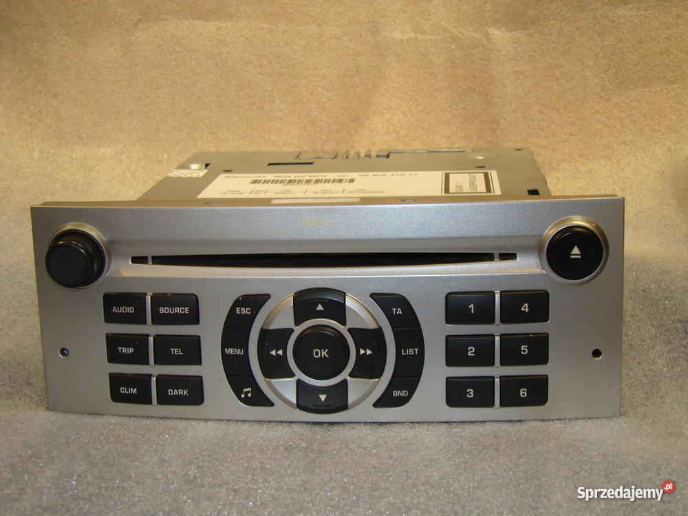 Radio MP3 PEUGEOT 407 CITROEN C5 logowanie Pszów