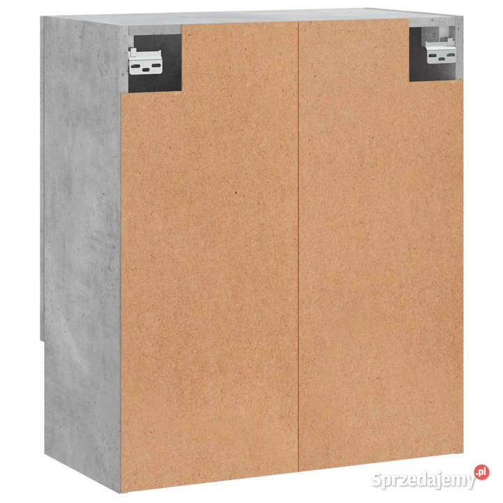Szafka wisząca szarość betonu 60x31x70 WM829928