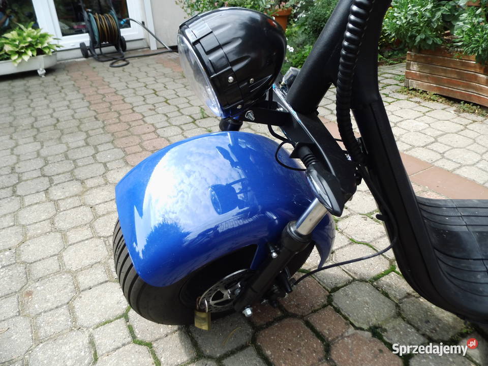Skuter motorower elektryczny Zarejestrowany 4km Radzewice