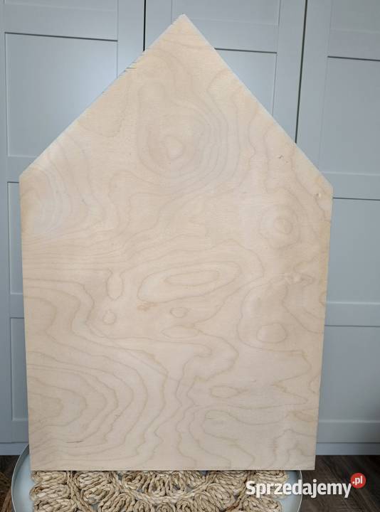 PÓŁKA Domek drewniany ozdobny Na zabawki kubki Brzostek