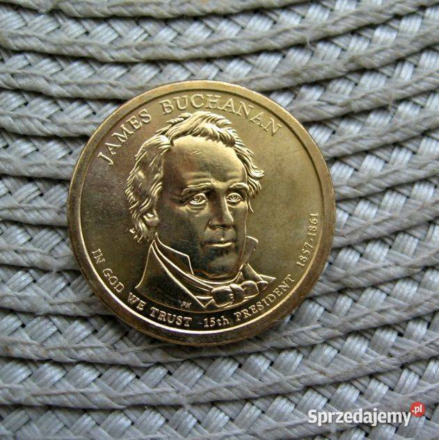 USA 1 Dolar 2010r James Buchanan Prezydenci Kalisz