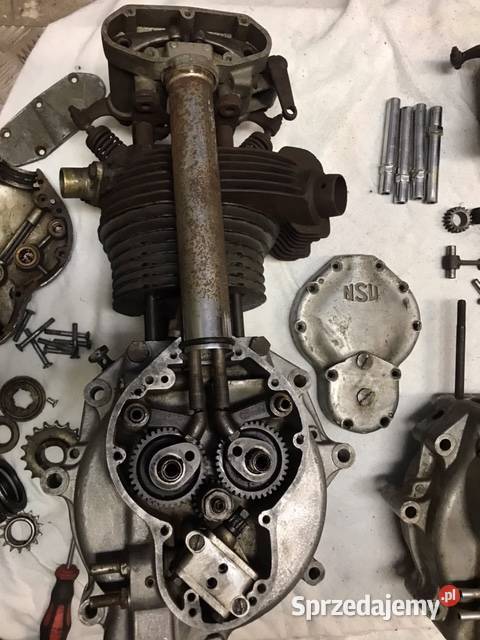 2 Silniki NSU 351 OSOSL 350cm3 Katarzynki