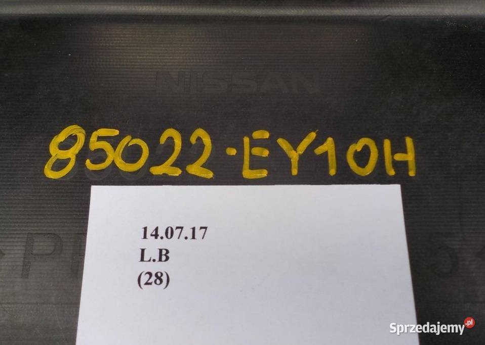85022EY10H ZDERZAK TYŁ NISSAN QASHQAI Nowy Tomyśl