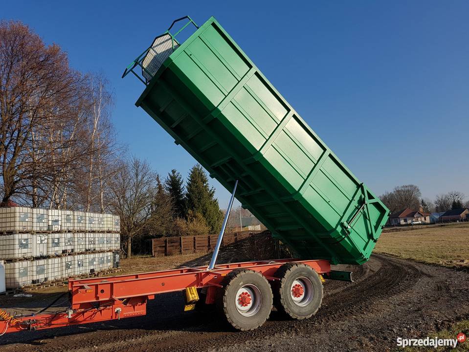 Przyczepa Tandem 20T Wywrotka Zarejestrowana Przyczepy rolnicze Dragany