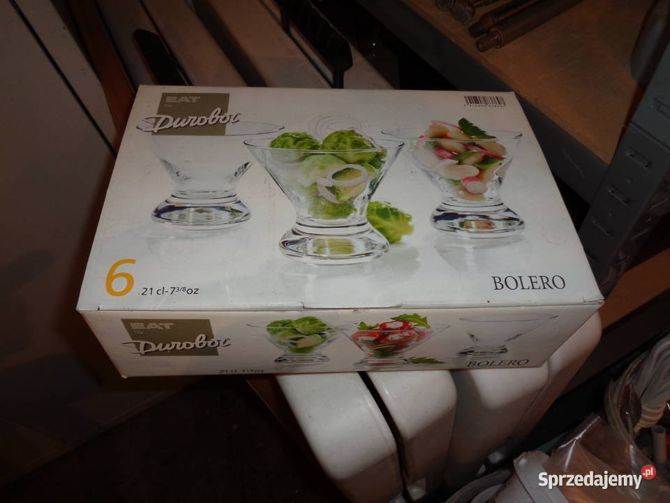 Pucharki do deserów Durobor Bolero 210ml przezroczysty Poznań sprzedam
