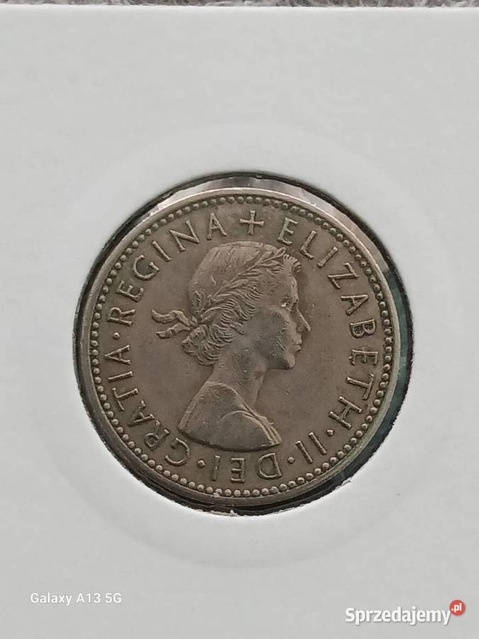 1 Szyling W Brytania 1956 r Elżbieta II Konin