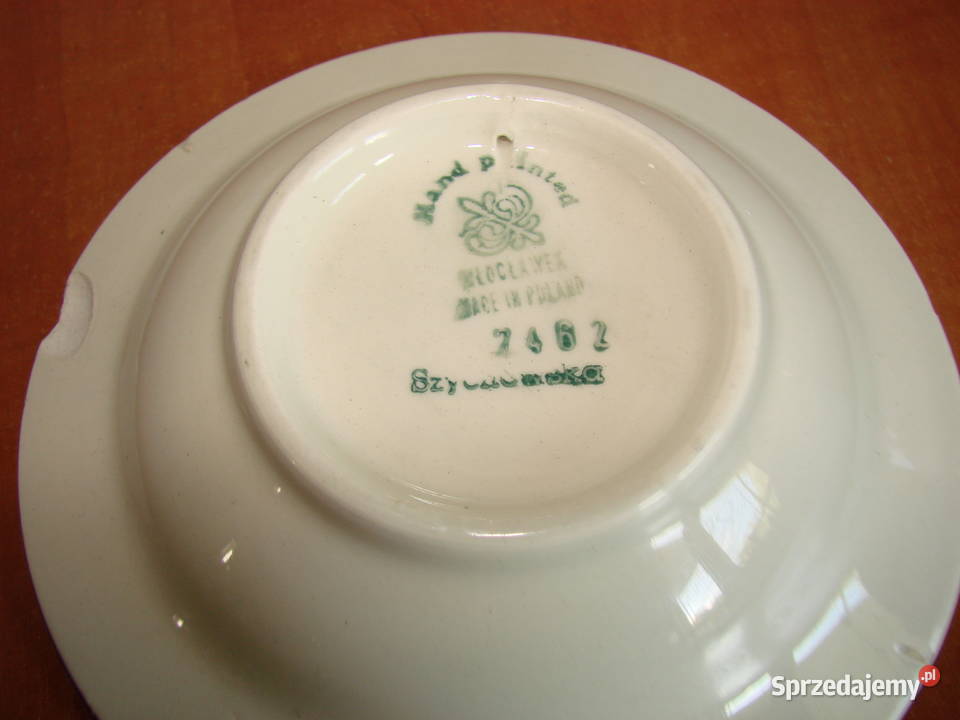 Włocławek fajansowy talerzyk 15 Pruszcz Gdański