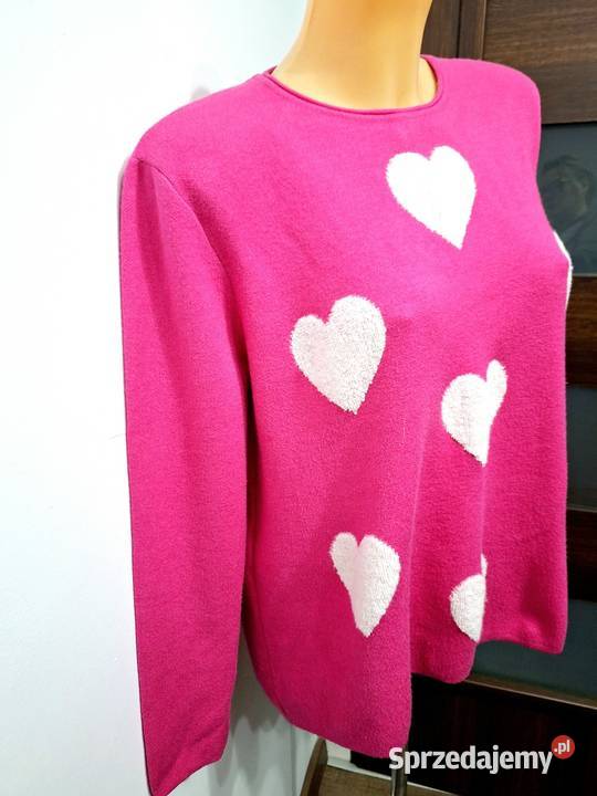 42 Swetr bluzka różowa serca warmińsko-mazurskie Braniewo