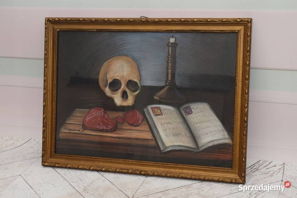 PAUL CEZANNE MEMENTO MORI Czaszka i Książka Antyki, Sztuka, Kolekcje sprzedam