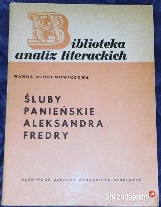 Śluby panieńskie Aleksander Fredro