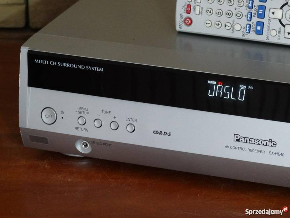 Wzmacniacz z radiem Panasonic SAEH40 pilot Jasło