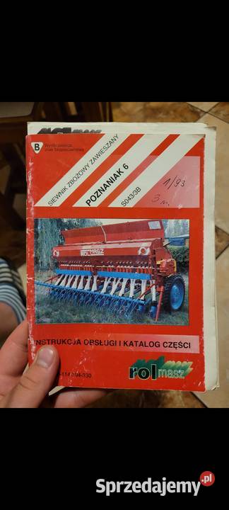 Siewnik Rolmasz 3m 1993r Poznaniak Przeworsk