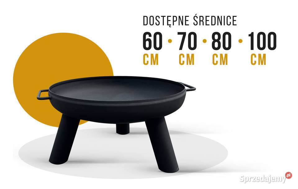 Paleniska Ogrodowe ze stali Malowane żaroodporne