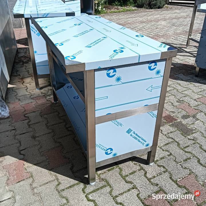 Stół gastronomiczny zabudowany drzi suwane Słupia Kapitulna