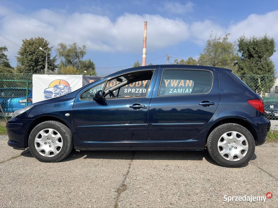 Peugeot 307 klimatyzacja 2006 diesel granatowy 307 śląskie Bielsko-Biała